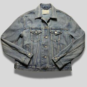 WILFRED FREE ARITZIA Bishamber Denim Jacket Womens Size XS